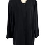 Vintage Hino & Malee Womens Size Medium Minimalist Boxy Oversized Black Jacket Photo 11