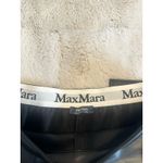 Max Mara S   Wide Leg Pants Women's Black High Waist Seam Size XL Photo 6