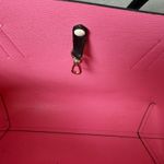 Kate Spade Molly Large Tote Bag Black White Stripes with Pink Interior Photo 8