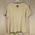 Vintage The Eagle's Eye Womens Flower Garden Short Sleeve Cardigan Sweater 2X Size XXL Photo 1