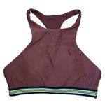 Aerie Brown High Neck Racerback Bikini Top Size Medium Photo 6