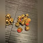 Lot of (54) Mini Gold Pins Lips Rings and Hearts Photo 5