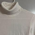 Three Dots  Brand White Turtleneck Sweater Size XS Photo 4