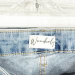 Wonderly Size 6 Jeans Distressed Light Blue Girlfriend Crop Ankle Straight 615 Photo 4