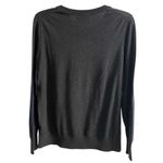 Banana Republic  dark grey crewneck sweater giraffe print cotton Large Photo 2