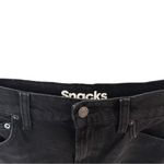 Snacks Mother 27 The Fun Dip Slice Denim Maxi Skirt Late Night Lick Faded Black Size 4 Photo 10