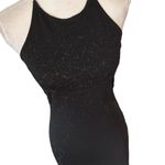 Vintage Roberta Size S Beaded Maxi Dress Formal Evening Prom Strappy Black Photo 2