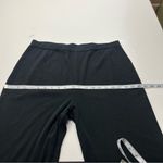 Ming Wang  Womens Size Large Cropped Black Pants Pull-on Stretch Wide Leg Office Photo 4