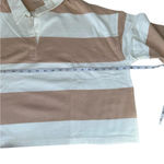 Aerie  Cropped Polo Pink/White- XL Photo 3