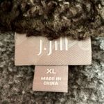 J.Jill Women's Brown Faux Fur Fleece Vest Size XL Snaps Pockets Photo 4