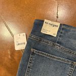 We The Free Free People Blue Flare Wide Leg Statement Hippie Jeans NWT Photo 5