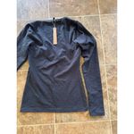 SKIMS  Cotton Jersey Scoop Neck Long Sleeve Top
Soot Size Small Photo 8