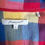 Foxcroft Shirt 18 Plaid Check Shaped Fit Button Down Front Long Sleeve V-Neck Photo 9