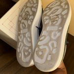 Alexander McQueen  Womens Blue Glitter-1-1/2" Platform Wedge‎ Sneakers Shoes 37.5 Photo 6