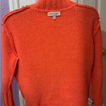 Philosophy  Vibrant Orange Turtleneck Sweater Photo 3