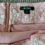 Wild Fable  Light Blush Pink White Floral Notch Front Stretch Mini Skirt Size 16 Photo 7