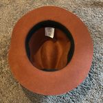 House of Harlow 1960 100% wool western fedora hat in caramel brown rust Photo 5