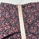 Anthropologie The Essential Slim Straight Pant Floral Brown Motif Stretch Size 2 Photo 13