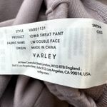 Varley  Iowa Sweat Pant Cigarette High DoubleSoft Jersey Pocket Raindrops XS Photo 4