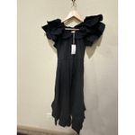 Mille Palma Tiered Ruffle Cotton Dress Size XS Black Photo 6