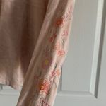 Walt Disney World Velour Embroidered Flower Spirit Jersey 🌼 🪴 ☀️ Orange Size L Photo 5