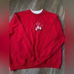 VG M & C Sportswear Christmas Ugly Sweater Santa Embroidered Festive Red Size 2X Photo 1