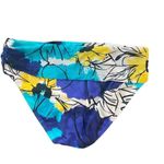 Be creative size 12 swim suit bottoms floral blue white yellow Photo 3