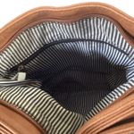 Vegan Leather Messenger Bag Brown Photo 7