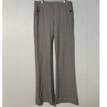 Betabrand Herringbone Bootcut Dress Pant Yoga Pants Tan/Black Large Photo 6