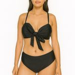 Swimsuits For All Black Bikini Top Size 24 Photo 1