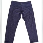 Lululemon 2012 WUNDER UNDER Crop * Denim Deep Indigo White Cropped Pants 6 Photo 0
