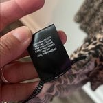 Johnny Was  Womens Leopard Print 3/4 SLEEVE MESH TIERED DRESS Sz Medium Photo 6