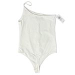 Babaton Contour White One-Shoulder Cami Spaghetti Strap Bodysuit size S NEW Tags Photo 2