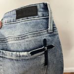 RTA Madrid Skinny Distressed Jeans In Midtown Blue Womens Size 26 Photo 10