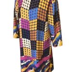 Isle by Melir Kozan Bright Dotted Dress Blue Size L Photo 0