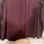 Chico's Easywear By Chico’s Burgundy Cardigan Size 1 (Small/8) Photo 4