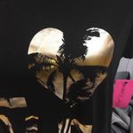 Betsey Johnson  Love T-Shirt, Black, Gold, Small Photo 4