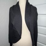 Threads Saks Fifth Avenue  Italian Merino Wool Long Sleeve Shawl Cardigan Photo 0