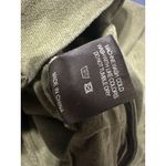 RUTI Size 4 Barrel Leg Jeans Cropped High Rise Olive Green Relaxed Fit Photo 6