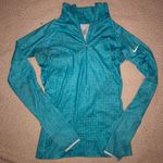 Nike Pro Blue Zip Up Pullover Photo 0