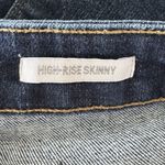 True Craft Juniors SZ 15 Skinny Jeans Distressed High-Rise Whiskered Dark Wash Photo 8