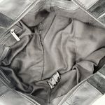 BCBGMAXAZRIA  Black Leather Top Handle Satchel Purse Bag Photo 9