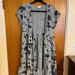 Bohme  Floral Print Cross Tie Midi Dress - Small Photo 0