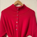 Anthropologie  Daily Practice Pink Polo Knit Henley Sweater Dress Size Small Photo 3