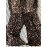 Maje  Sequin Wrap V Neck Long Sleeve Mini Dress Metallic Sparkle Party Size M Photo 7