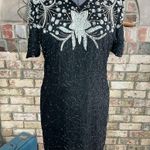 Ross formal dress prom beaded silk 1990s NWT Photo 0