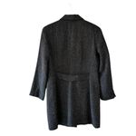 Gianni Vintage Wool Blend Made in the USA Heather Gray Button Down SZ 12 Photo 3