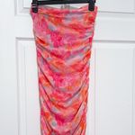 ZARA PRINTED TULLE DRESS PINKS Photo 1