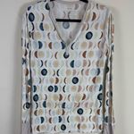 Little Sleepies Lunar Phase Sleep Henley in Neutral Tones Bamboo Stretch Size XS Tan Photo 0