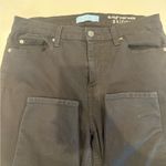 7 For All Mankind High Waist Ankle Skinny Hook-and-Eye Jeans B(air) Black 30 Photo 10